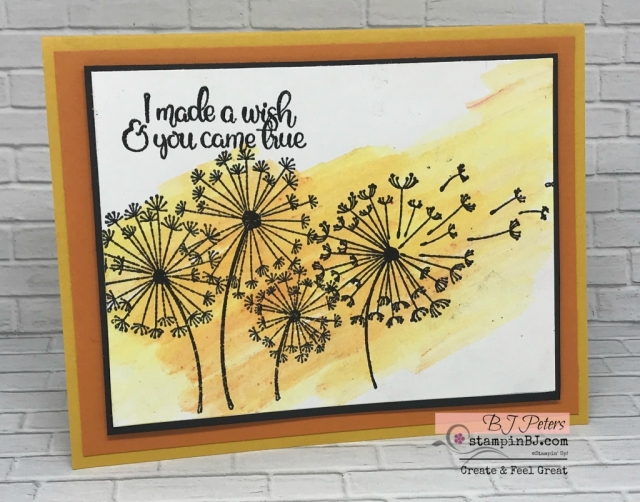 dandelion wishes stampin up